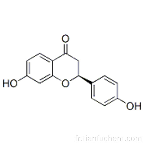 4H-1-Benzopyran-4-one, 2,3-dihydro-7-hydroxy-2- (4-hydroxyphényl) -, (57192188,2S) - CAS 578-86-9